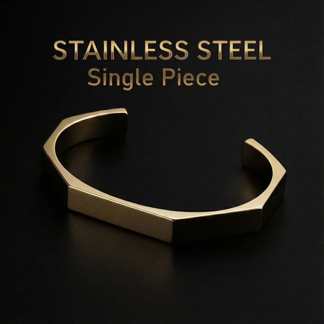Titan Hex™ Stainless Steel Bracelet – Bold & Modern Design