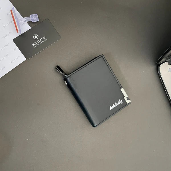 Balebaily Short Zipper High Quality Pu Leather Wallet Coin Purse