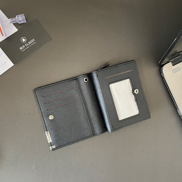 Balebaily Short Zipper High Quality Pu Leather Wallet Coin Purse